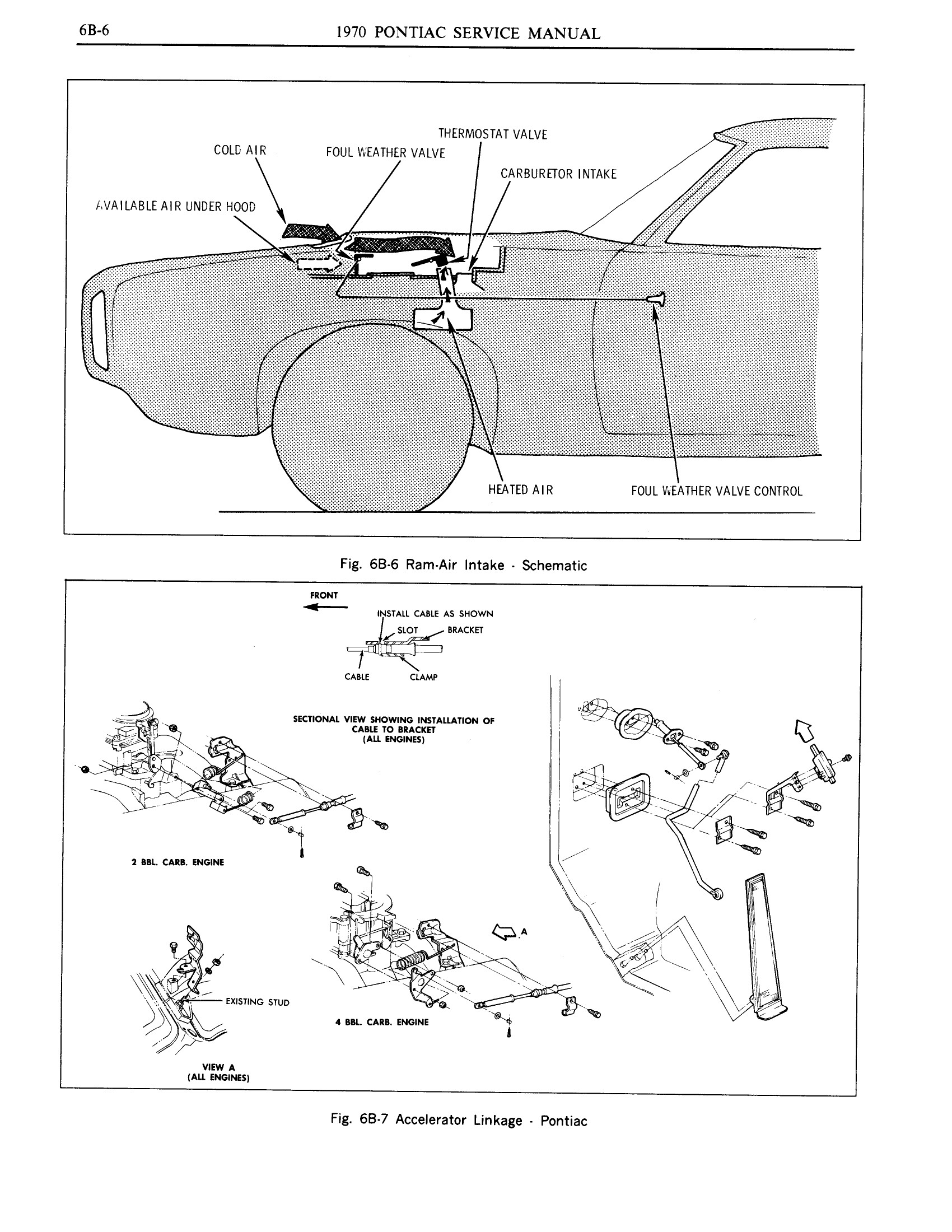 1970 Pontiac Chassis Service Manual - Engine Fuel Page 6 of 65